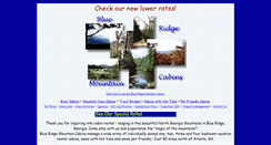 Desktop Screenshot of blueridgemountaincabins.net